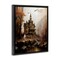 Stupell Industries Haunted Castle with Ghost Floating Frame By Jo Moulton